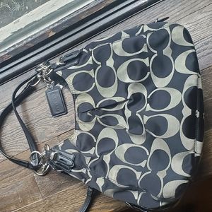 COACH Black & Grey Purse